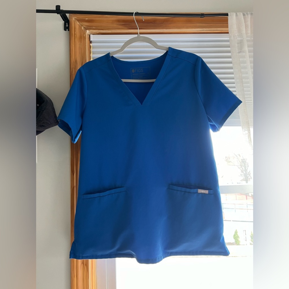 Royal Blue FIGS scrub set